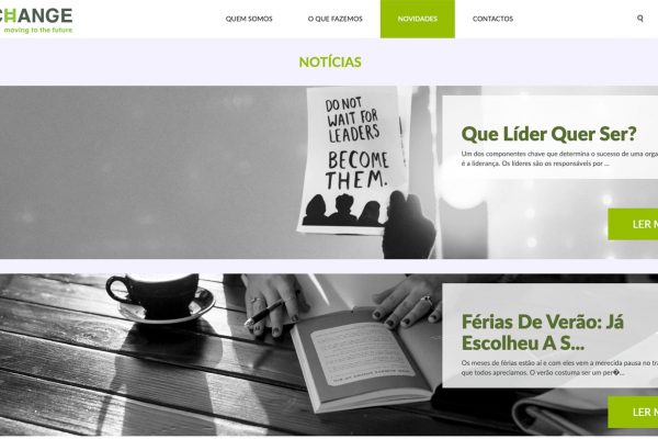 ecrã novidades mychange